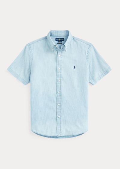 Men's Polo Ralph Lauren Classic Fit Chambray Shirts | 361980MGY